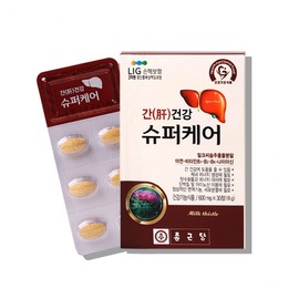Chong Kun Dang Liver Health Supercare, 600mg x 30 Tablets 1 Count