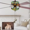 Ceiling Fan Pull Chain Set, 4PCS Moon and Sun Pattern