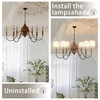 TAaMTYH Small Lamp Shades Cover Set of 6,Clip on Lamp,Drum