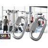 OVAL 2 PACK LOCKING Climbing Sports Cable Machine Carabiner Snap
