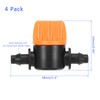 M METERXITY 4pcs Mini Ball Valves Inline Ball Valves for
