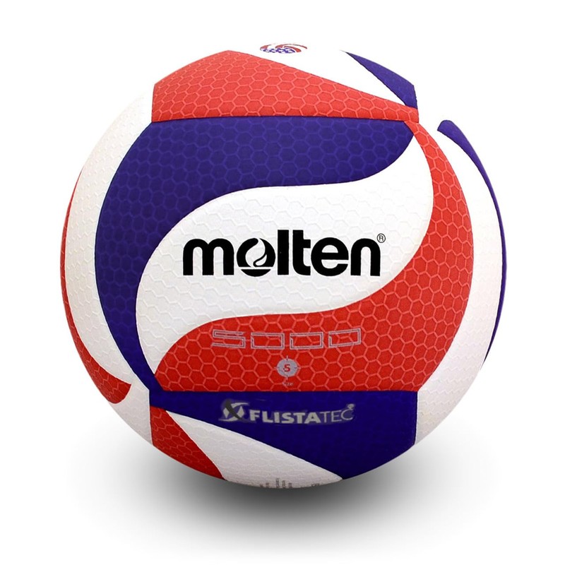Molten FLISTATEC Volleyball - Official Volleyball of USA Volleyball, Red/White/Blue,