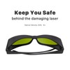 Cloudray CE 1064nm Fibra Protección ocular Gafas de seguridad Gafas