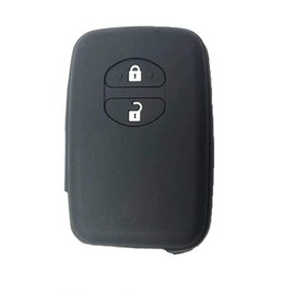 ZIAN [2-Pack] Toyota Car Dedicated Design Prius 30 Series Prius α Aqua 86 Vitz Corolla Smart Key Case Key Holder (MY-FT2J) (Black + Blue), black/blue