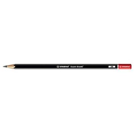 Graphite Pencil - STABILO Exam Grade - Pack of 6 - Red/Black - 2B