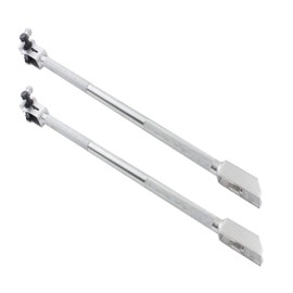 Mytee Products 2 Pack 39.5" Combination Ratcheting Winch Bar for Flatbed Trailer - Chrome Carbon-Steel Combo Winch Bar with Non-Slip Handle & Square Head for Chain Lever Binders