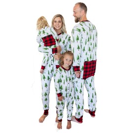 Lazy One Flapjacks, Matching Christmas Pajamas for The Dog, Baby & Kids, Teens, and Adults (Evergreen Plaid, 10)