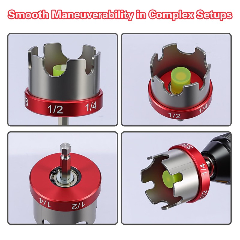 QZAVIRE Nut Spinning Drill Attachment for Fast Nut and Bolt
