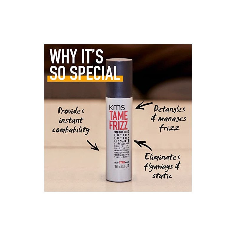 KMS Tame Frizz Smoothing Lotion, 5.0 Ounce