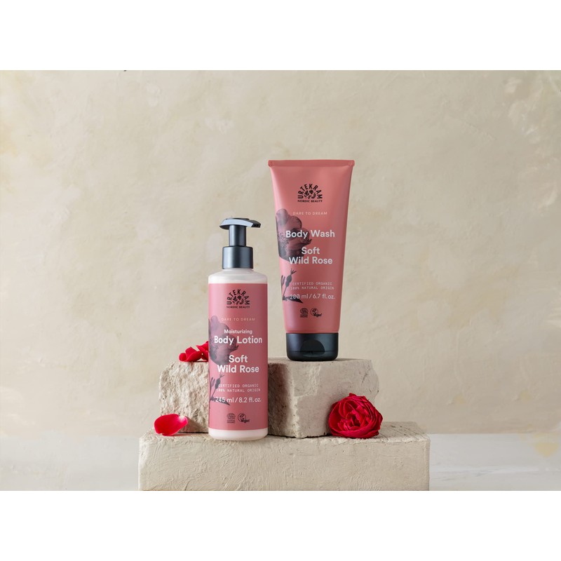 URTEKRAM Soft Wild Rose, Body Wash, 500 ml (1)