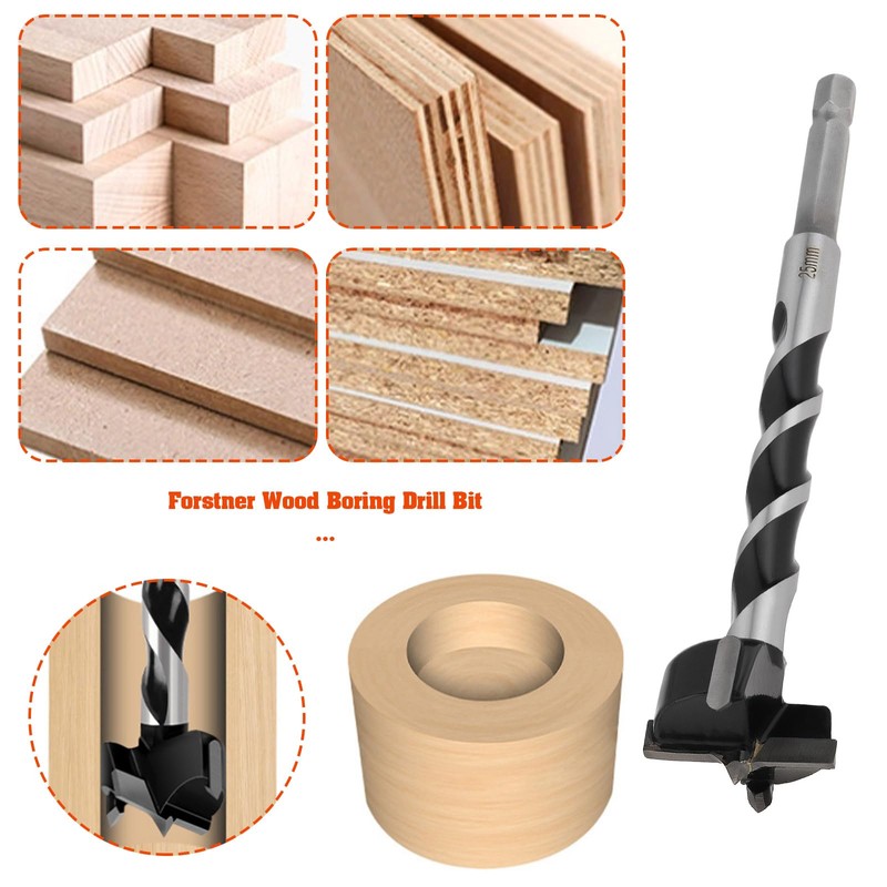 Briny River 25mm Forstner Wood Boring Drill Bit Hole Hinge