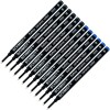 Schmidt 888 Safety Ceramic Rollerball Refill-Black, Blue (Tip 1.00mm)-Pack of