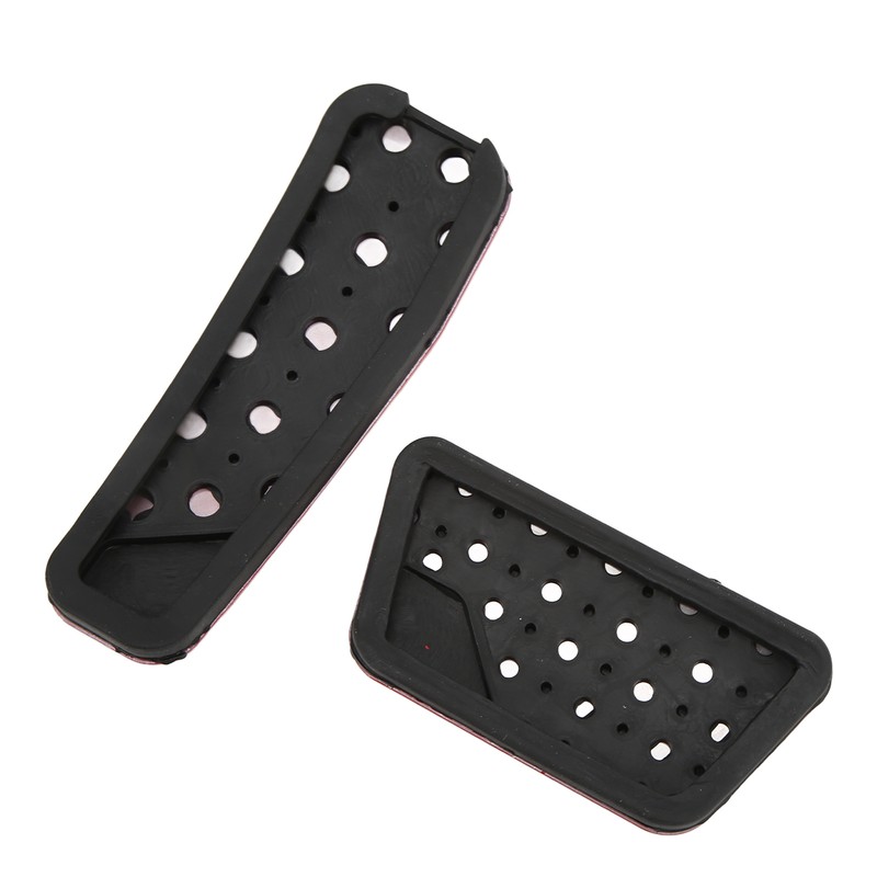 2PCS Accelerator Brake Pedals Anti Slip Foot Rest Plate Replacement