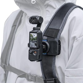 SUREWO Osmo Pocket 3 Magnetic Quick Release Backpack Clip Mount, 360° Rotating Quick Clip Mount Compatible with DJI Osmo Pocket 3