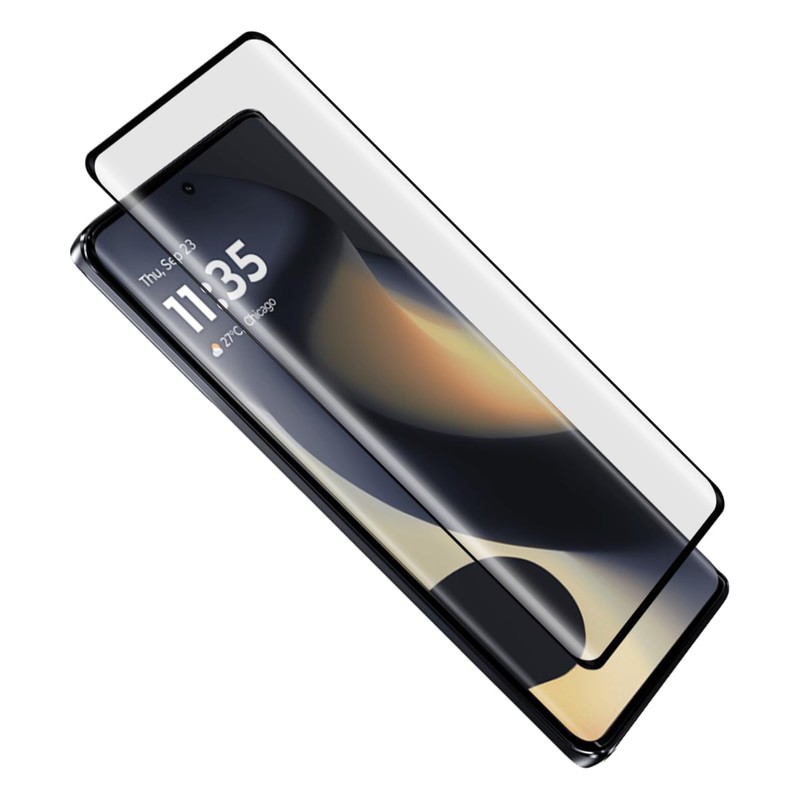 XINXUSONG 2Pcs Moto Edge 2024 6.6" Screen Protector, 3D Curved