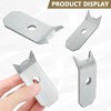 SAQXK 48pcs Trailer Floor Hold Down Clips Plated Steel Bearclaw