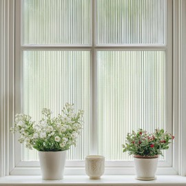 DUOFIRE Window Glass Blindfold Film, Blindfold Sheet, Window Film, Sticking with Water, Removable, Insulation, Heat Insulation, Condensation, UV Protection, Window Film, For Windows, Bathrooms,
