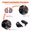 Heutamo Car Gear Shift Knob Cover Trim Compatible with Nissan
