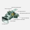 12V Super Loud Train Horn Waterproof for Motorcycle Car Truck