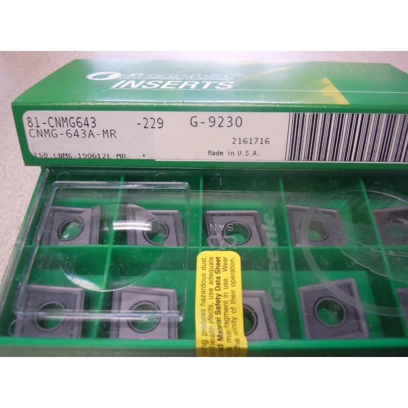 Greenleaf inserts 81-CNMG 643A-MR