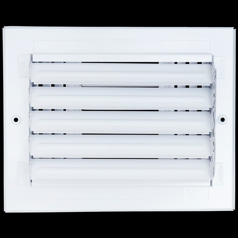 Fits 8x6 Duct Opening 3 Way Steel Air Supply Diffuser
