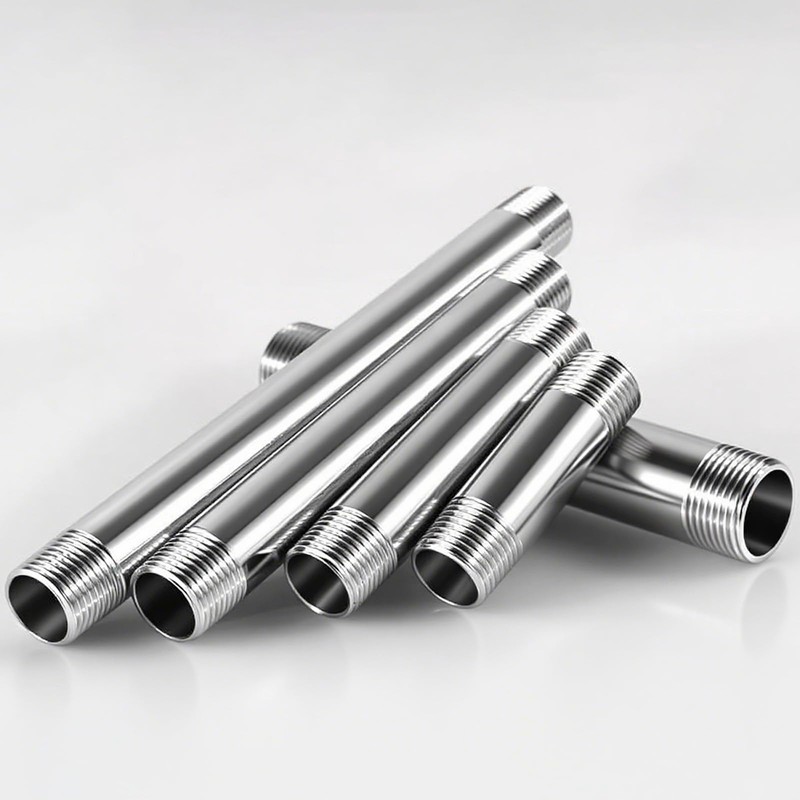 Goldpea Stainless Steel SCH40 4" Long Pipe Nipple 1-1/4" x