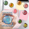 FINDMAG 12 Pcs Cute Fridge Magnets, Strong Refrigerator Magnets, Glass