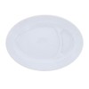 Tableware East Single Dumpling Plate with Dividers 8"