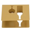 2pcs Stainless Steel Napkin Holder Freestanding Kitchen Restaurant Paper Napkin