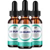 24 Burn (3Pack) 24 Burn Metabolism Drops Liquid Supplement -