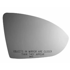 Burco Outside Door Mirror Glass Right Passenger Side for VW Jetta 2019-20 Stick on