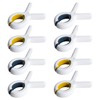 SYEYCW 8 Pcs Beach Towel Clips, Towel Clips for Sun Loungers, Plastic Towel Clips, Non-Slip Towel Pegs, Strong Grip Clothes Pegs for Sun Lounger, Laundry, Pool Chairs, Sunbeds, for Beach, Garden, Pool