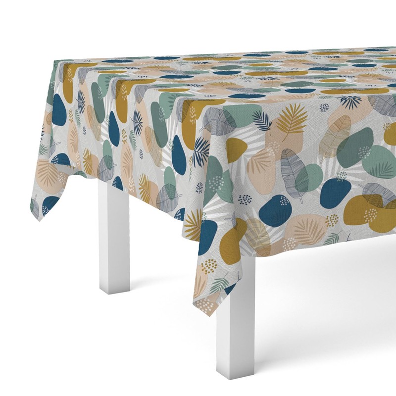 Martina Home Tormes Green Oilcloth Tablecloth 220 x 140 cm