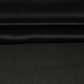 Polyester Satin from 1 m x 1.5 m Polyester Fabric 140 g/m² Costume Fabric Fashion Fabric Choice of Colours Colour: 00-0000 Black