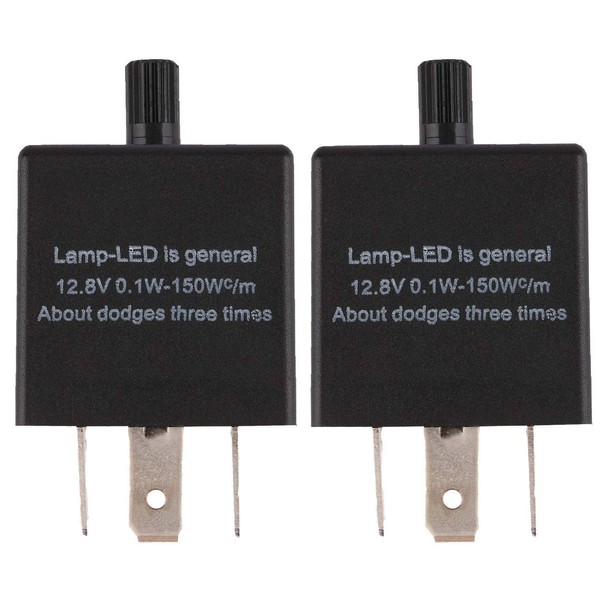 DollaTek 2Pcs Led Flasher Relay 3 Pin CF13 JL-02 EP34
