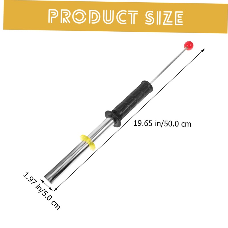 Operitacx Nail Sweeper Telescoping Pickup Tool Extendable Black Powerful Magnetism