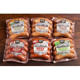 Smoked Sausage Sampler - 6 Different Flavors