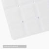 Webos Foldable Non Slip Silicon Bath Mat Bathtub mat Shower