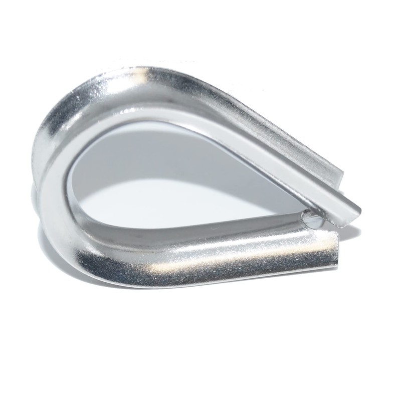 Thimble for Wire Rope 8 mm Pack of 6 Stainless