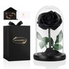 Preserved Flowers Roses in Glass Dome, Real Roses That Last
