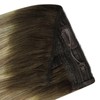 YoungSee Wire Hair Extensions Brown Ombre Fish Line Hair Extensions
