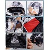 WOWULOVELY Men's Winter Snowsuit Waterproof Windproof Mountain Jacket and Pant