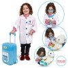 Ondekt Kids Doctor Set, 15 Pieces Playset On Trolley, Small
