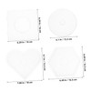 TEHAUX 1set Large Fuse Beads Boards Pegboards Shapes for Creative