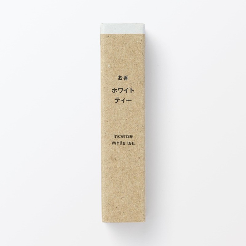 Muji 84465338 Incense White Tea, 12 Sticks