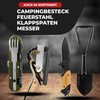 Fritz-Cell Stainless Steel Camping Cutlery German Army Outdoor Cutlery -