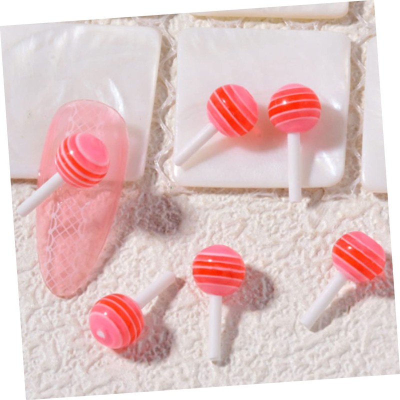 Baluue 25pcs Candy Nail Art Charms Manicure Supplies for Creative