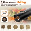 Electric Salt and Pepper Grinder Set (2 Pack), USB Rechargeable