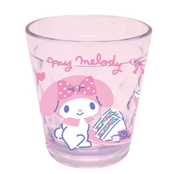 Kei Company Sanrio CCL4-MM Glitter Clear Cup, My Melody, 9.5 fl oz (280 ml)