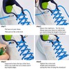 No Tie Shoe Laces System with Elastic Laces, Elastic Shoelaces